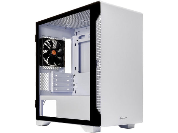 Thermaltake S100 Tempered Glass Snow Edition Micro-ATX mini-Tower Computer