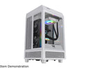 Thermaltake Tower 100 Snow Edition Tempered Glass Type-C (USB 3.1 Gen