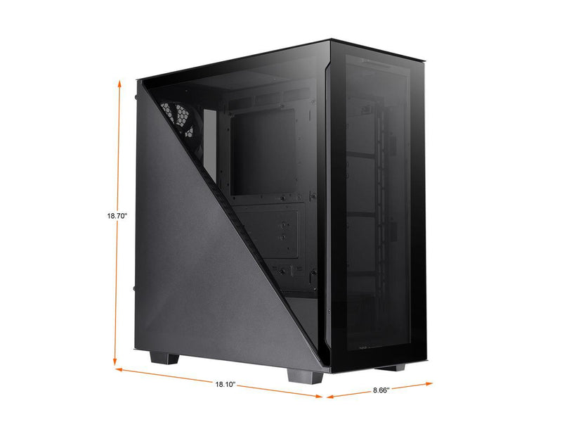 Thermaltake Divider 300 Triangular Tempered Glass Type-C (USB 3.1 Gen