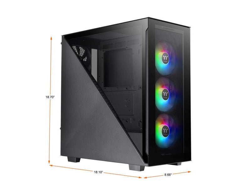 CASE TT | DIVIDER 300 TG ARGB BLK R