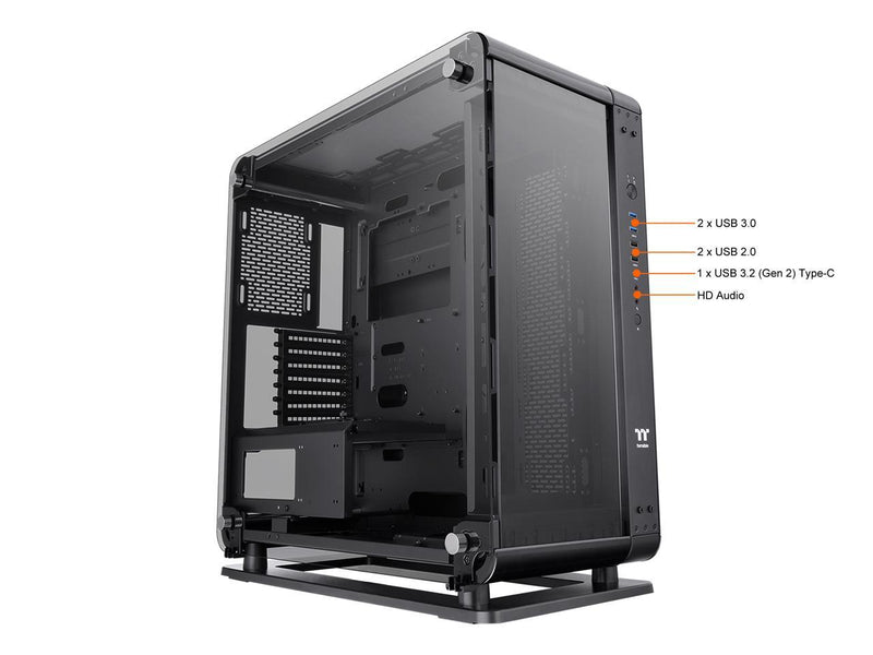 Thermaltake The Core P6 TG Black Edition transformable ATX Mid Tower Fully