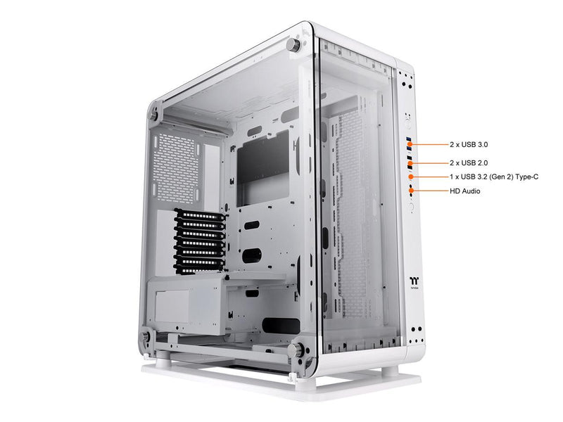 Thermaltake The Core P6 TG Snow Edition transformable ATX Mid Tower Fully