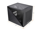 Thermaltake Divider 200 TG Air CA-1V1-00S1WN-01 Black SPCC Micro ATX Tower