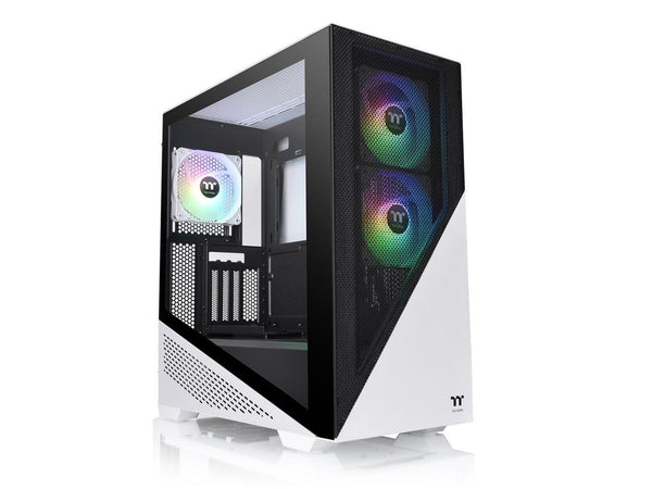 Thermaltake Divider 370 TG Snow ARGB Motherboard Sync E-ATX Mid Tower Computer