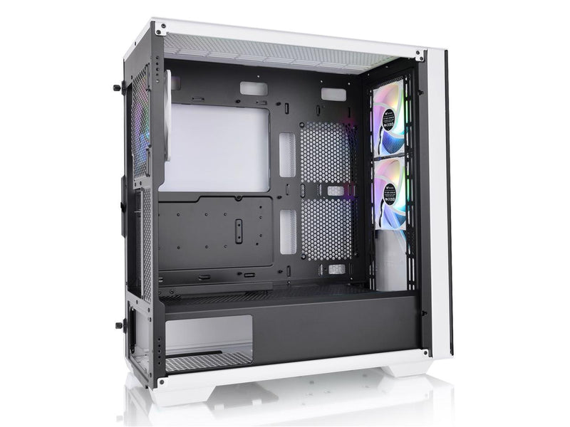 Thermaltake Divider 370 TG Snow ARGB Motherboard Sync E-ATX Mid Tower Computer