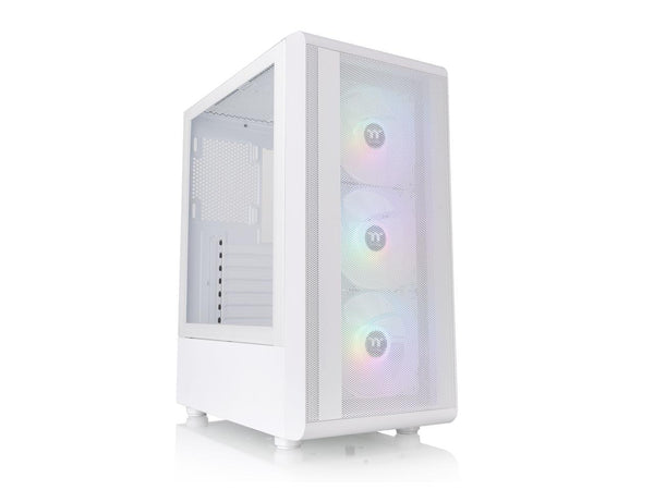 Thermaltake S Series S200 TG ARGB White SPCC Mid Tower Computer Cases