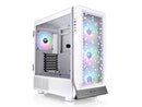 Thermaltake Ceres 500 Snow Edition Mid Tower E-ATX Computer Case with Tempered