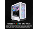 Thermaltake Ceres 500 Snow Edition Mid Tower E-ATX Computer Case with Tempered