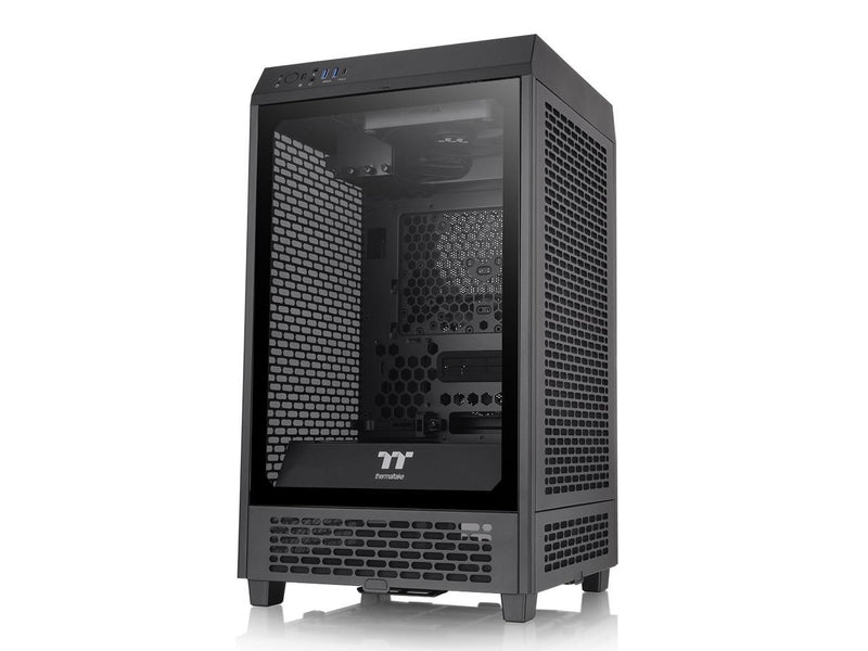 Thermaltake Tower 200 Mini-ITX Computer Case; 2x140mm Pre-installed CT140 Fans;