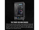 Thermaltake Tower 200 Mini-ITX Computer Case; 2x140mm Pre-installed CT140 Fans;