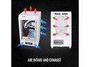 Thermaltake Tower 200 Snow Mini-ITX Computer Case; 2x140mm Pre-installed White