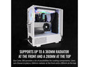 Thermaltake Ceres 300 Snow Edition Mid Tower E-ATX Computer Case With Tempered