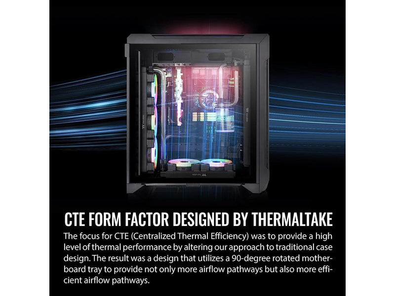 Thermaltake CTE C700 Air Mid Tower with Centralized Thermal Efficiency Design;