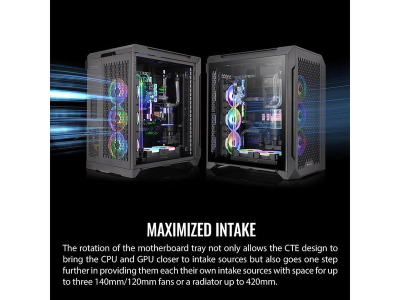 Thermaltake CTE C700 Air Mid Tower with Centralized Thermal Efficiency Design;