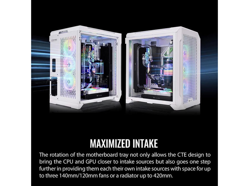 Thermaltake CTE C700 Air Snow Mid Tower with Centralized Thermal Efficiency