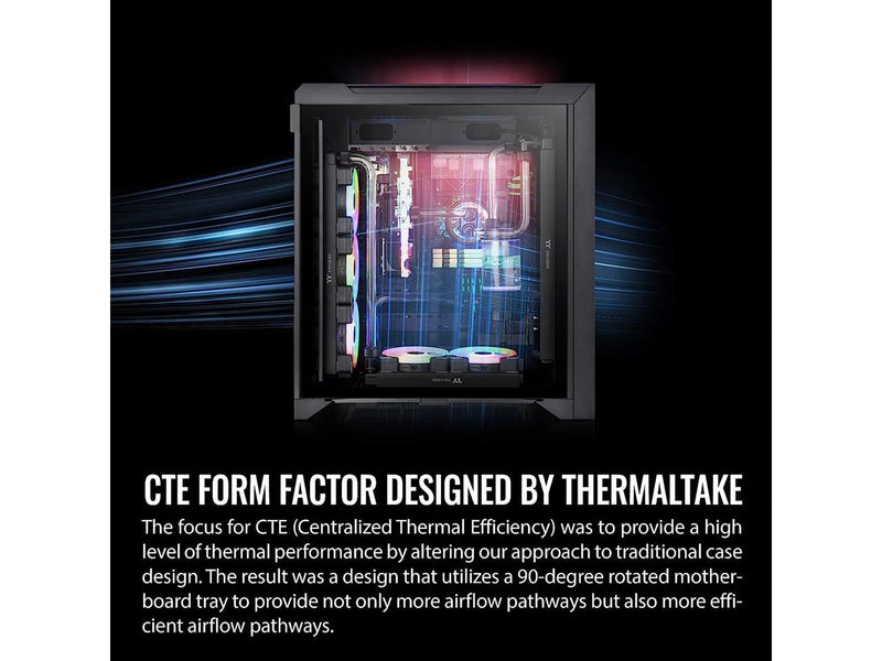 Thermaltake CTE C700 TG ARGB E-ATX Mid Tower Centralized Thermal Efficiency