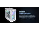 Thermaltake Ceres 350 MX Snow Mid Tower ATX Case; 3 Pre-installed ARGB Snow