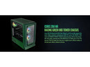 Thermaltake Ceres 350 MX Racing Green Mid Tower ATX Case; 3 Pre-installed ARGB