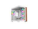 Thermaltake View 380 WS ARGB; Mid Tower Chassis; Side Wood Trim; 4x120mm ARGB