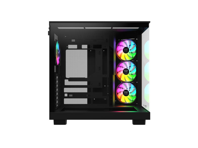 Thermaltake View 380 XL WS ARGB; Mid Tower Chassis; Side Wood Trim; 4x120mm ARGB