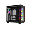 Thermaltake View 380 XL WS ARGB; Mid Tower Chassis; Side Wood Trim; 4x120mm ARGB
