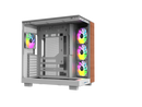 Thermaltake View 380 XL WS ARGB; Mid Tower Chassis; Side Wood Trim; 4x120mm ARGB