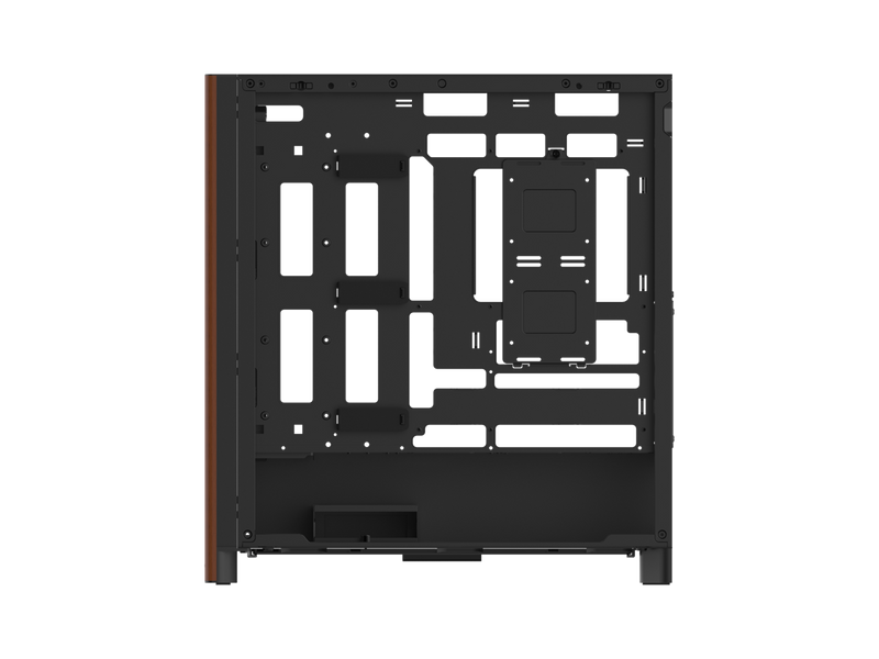 Thermaltake S370 WS; Mid Tower Chassis; Wood Front Trim; 4x120mm CT120 PWM Fans