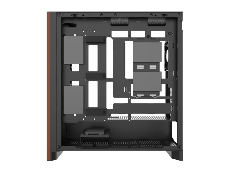 Thermaltake S370 WS; Mid Tower Chassis; Wood Front Trim; 4x120mm CT120 PWM Fans
