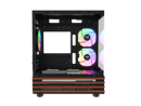 Thermaltake View 170 WS ARGB; Micro Chassis; Bottom Wood Trim; 3x120mm ARGB Lite