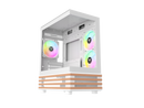 Thermaltake View 170 WS ARGB; Micro Chassis; Bottom Wood Trim; 3x120mm ARGB Lite
