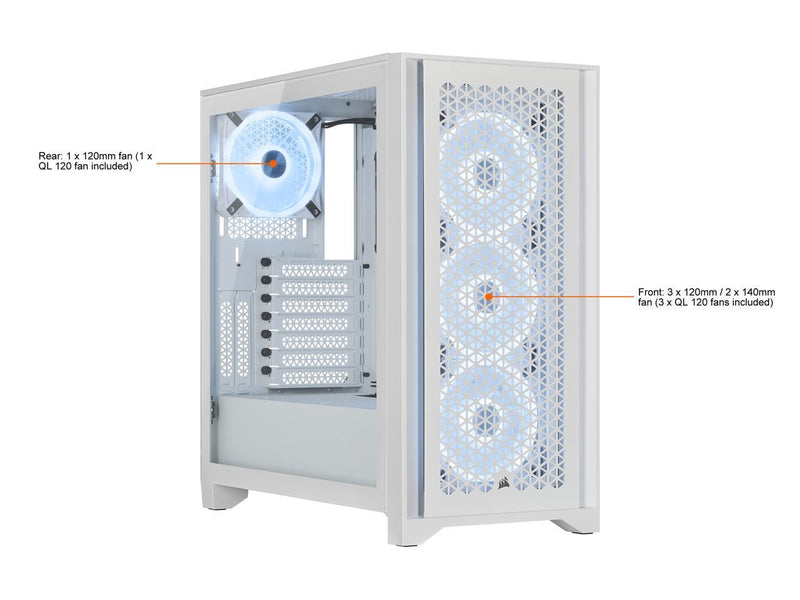 CASE CORSAIR ICUE 4000D RGB R