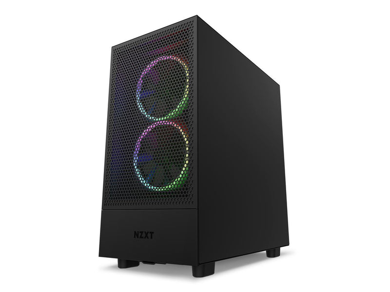 NZXT H5 Flow - All Black CC-H51FB-01 Black SGCC Steel, Tempered Glass ATX,