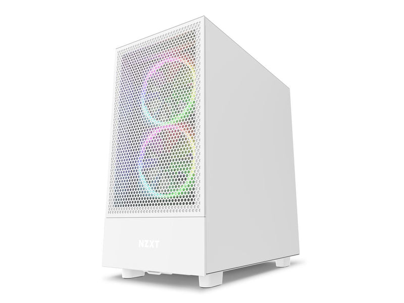 NZXT H5 Flow - All White CC-H51FW-01 White SGCC Steel, Tempered Glass ATX,