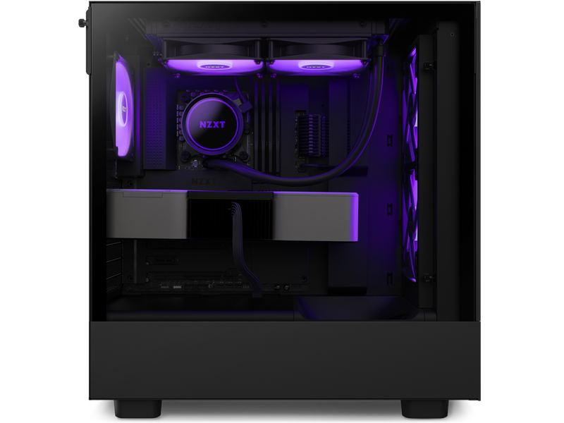 NZXT H Series H5 (2023) Flow RGB Edition ATX Mid Tower Chassis Black