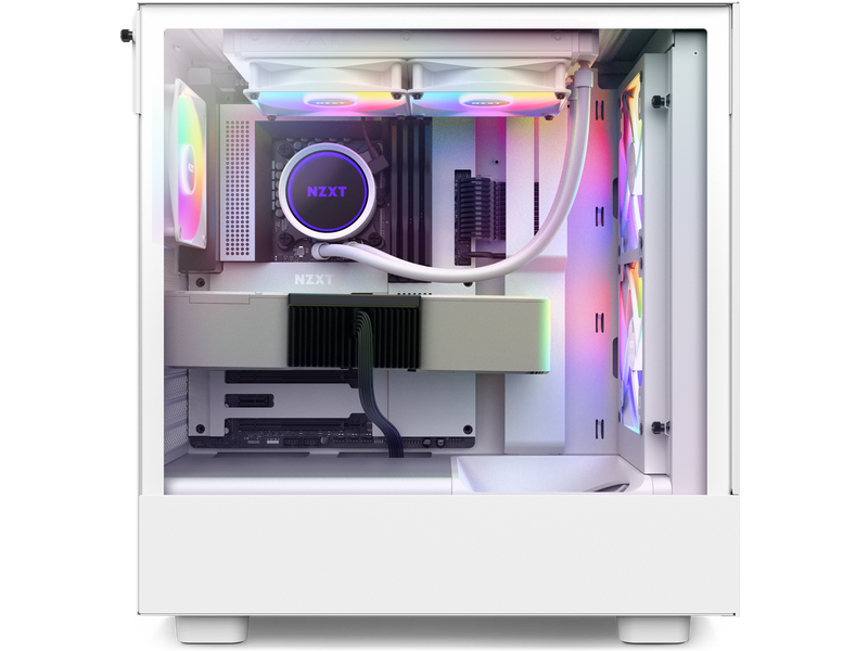 NZXT H Series H5 (2023) Flow RGB Edition ATX Mid Tower Chassis White