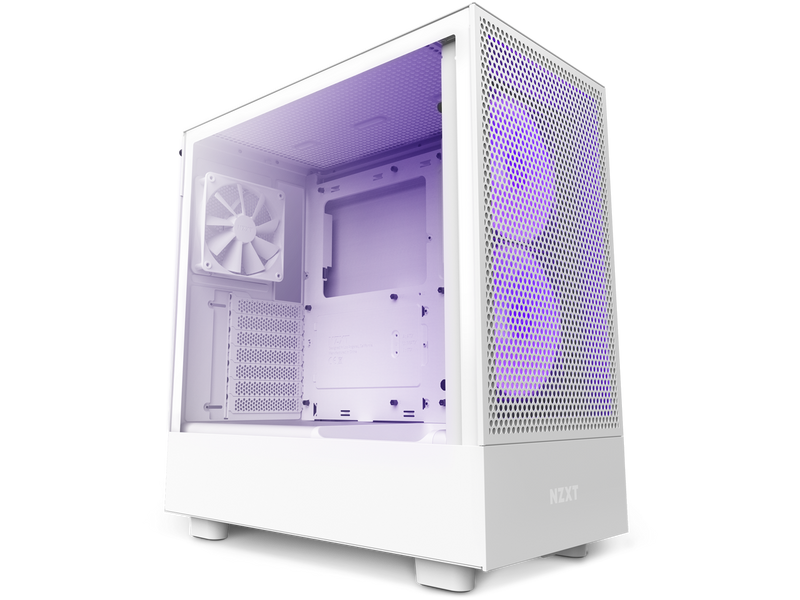 NZXT H Series H5 (2023) Flow RGB Edition ATX Mid Tower Chassis White