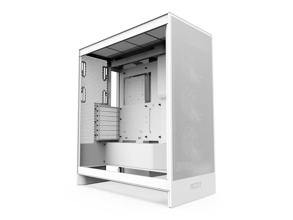 NZXT H7 Flow (2024) Mid-Tower Case - All White-CM-H72FW-01