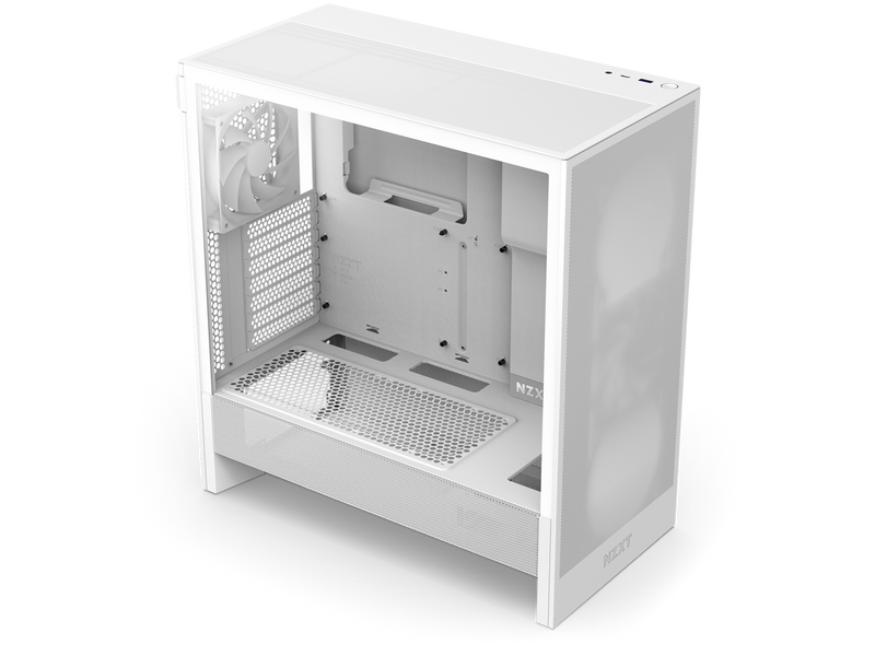 NZXT H Series H5 Flow 2024 Edition ATX Mid Tower Chassis All White Color