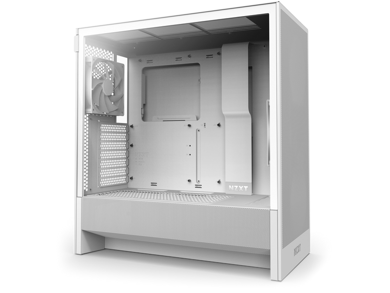 NZXT H Series H5 Flow 2024 Edition ATX Mid Tower Chassis All White Color