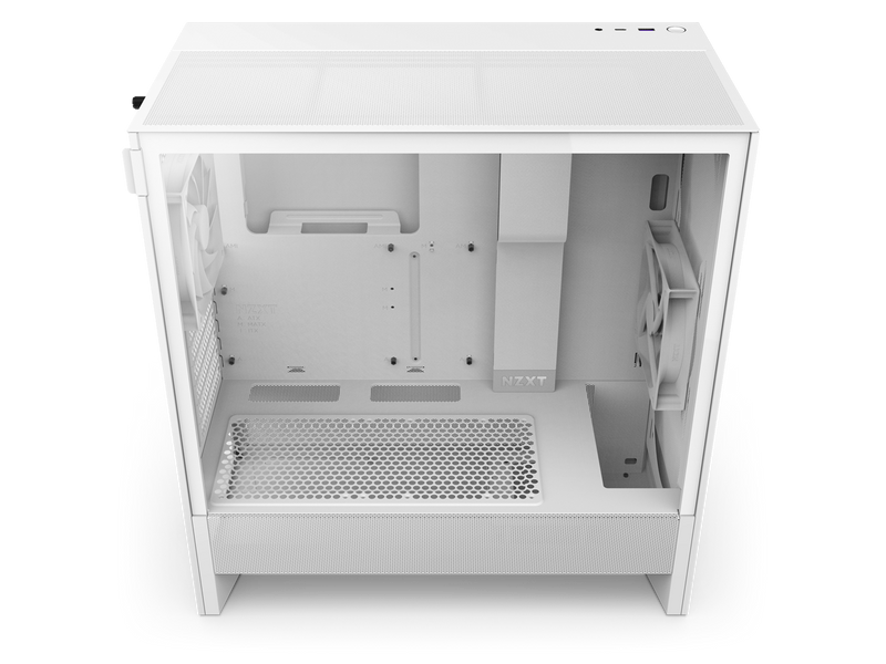 NZXT H Series H5 Flow 2024 Edition ATX Mid Tower Chassis All White Color