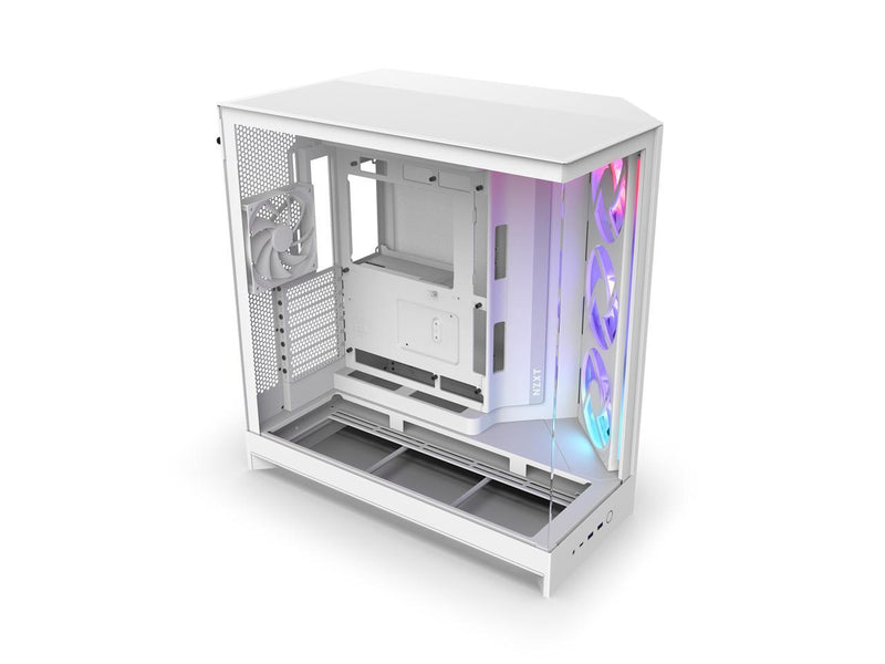 NZXT CM-H92FW-R1 White SGCC / Tempered Glass Mid-Tower Case (Computer Cases -