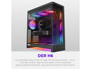 H6 (2026) Compact Dual-chamber ATX Case All Black