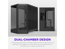 H6 (2026) Compact Dual-chamber ATX Case All Black
