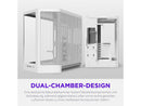 H6 (2026) Compact Dual-chamber ATX Case All White