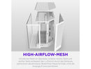 H6 (2026) Compact Dual-chamber ATX Case All White