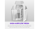 H6 (2026) Compact Dual-chamber ATX Case All White