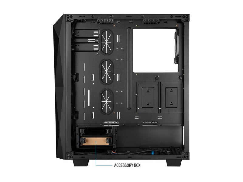 Rosewill SPECTRA X-Blue ATX Mid Tower Gaming PC Computer Case, Supports 240mm &