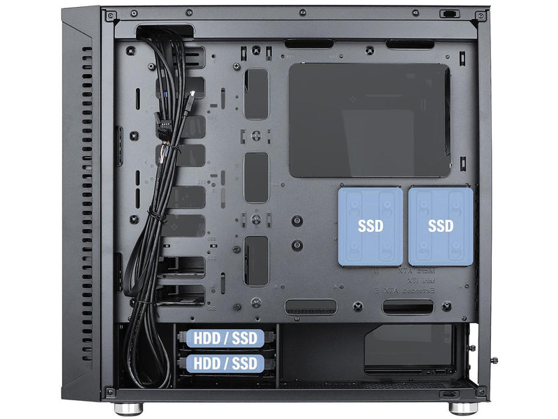 Rosewill MIRAGE P700 ATX Mid Tower Gaming PC Computer Case, Supports E-ATX,