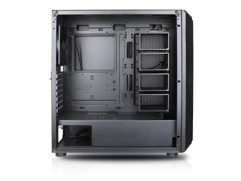 Rosewill Helium NAS Black ATX Mid Tower Computer Case, Mesh Panel, 4x 140mm PWM