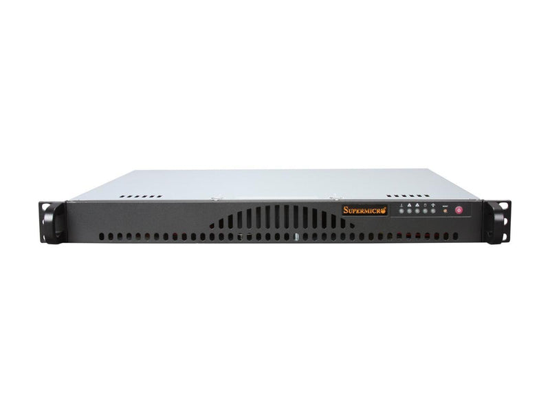 SUPERMICRO SuperChassis CSE-512L-200B Black 1U Rackmount Server Case 200W